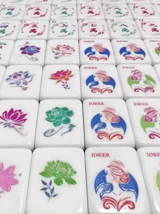 Mahjong Tiles - Acrylic and Engraved - Picture 4 of 6